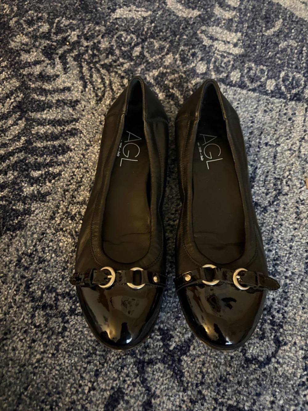 AGL Monika cap toe flat